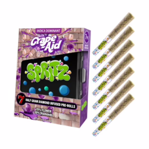 Spritz 7pk Preroll Grape Aid