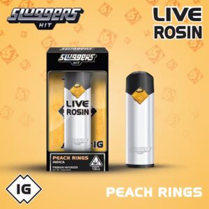 Peach Rings Sluggers Live Rosin Vape